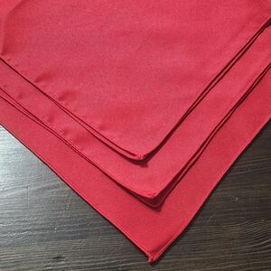 Vibrant Red Napkins,   Qty 32, 19 1/2 X 19 1/2